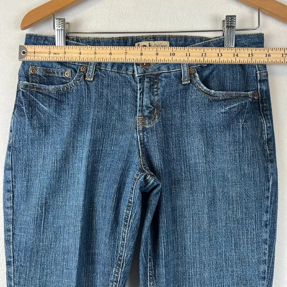 Vintage L.e.i. Chelsea Low Rise Jeans‎ Womens 7 Bootcut Denim Dark Wash Y2K 90s